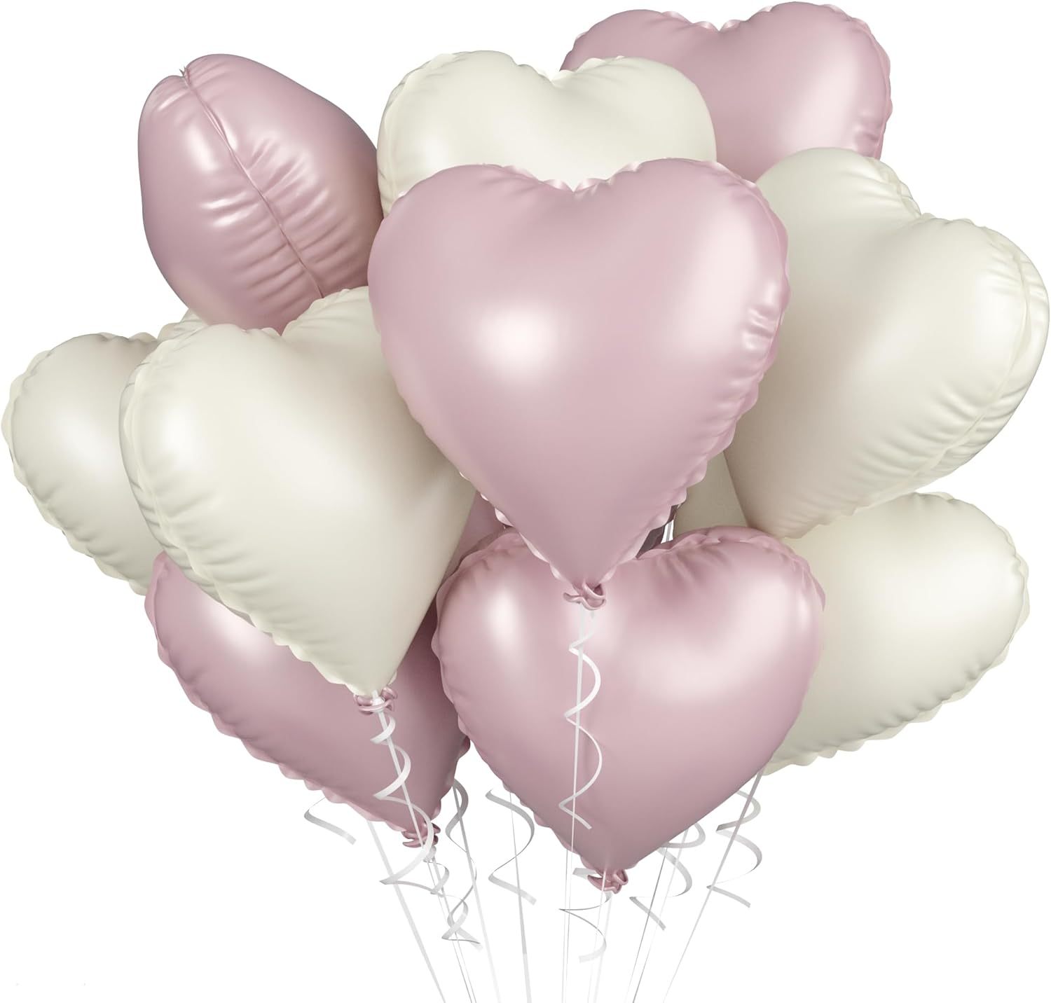 12#Rose et blanc