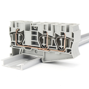 ST 10-TWIN 1入力2出力プッシュでターミナルブロックスプリングDinレールターミナルブロック - Product Image 4