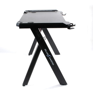Judor, venta al por mayor, escritorio LED moderno para juegos, mesa de PC de pie, mesa de ordenador de escritorio con LED - Product Image 4