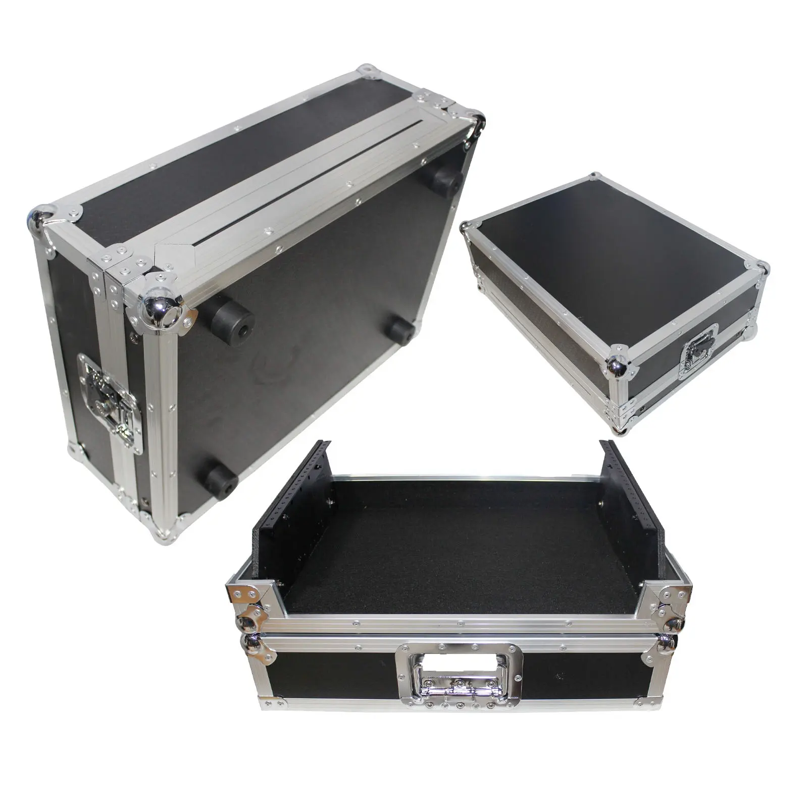 Étuis de table de mixage pour DJ flight case 7u slant rack Mount 19 "Mixer Case