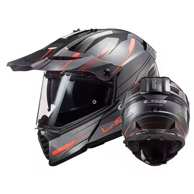 Negro Brillante Gris Naranja