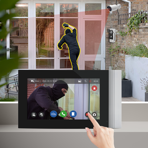 Video Door Bell Smart 7 Inch <strong>Multi</strong> Language Monitor Video <strong>Intercom</strong> <strong>System</strong> with 2.0MP Camera Videophone Home Security <strong>System</strong> - Product Image 3