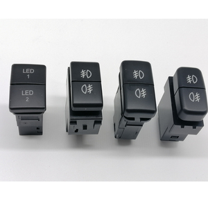 Interruttori di controllo auto ricambi auto fendinebbia a led barra a pulsante interruttore a doppio pulsante di controllo due tasti interruttore per toyot a - Product Image 2