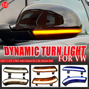 Sıcak LED dinamik dönüş sinyal ışığı yan ayna yanıp sönen ışık tekrarlayıcı flaşör VW GOLF 5 artı Jetta MK5 Passat B6 EOS için - Product Image 4