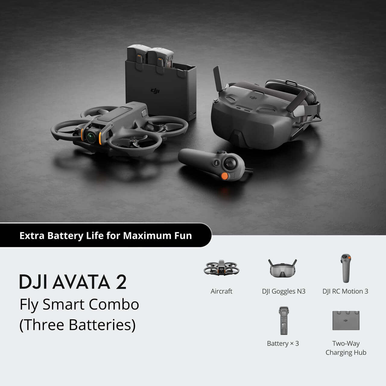 Avata 2 Fly SmartCombo (ThreeBatteries)