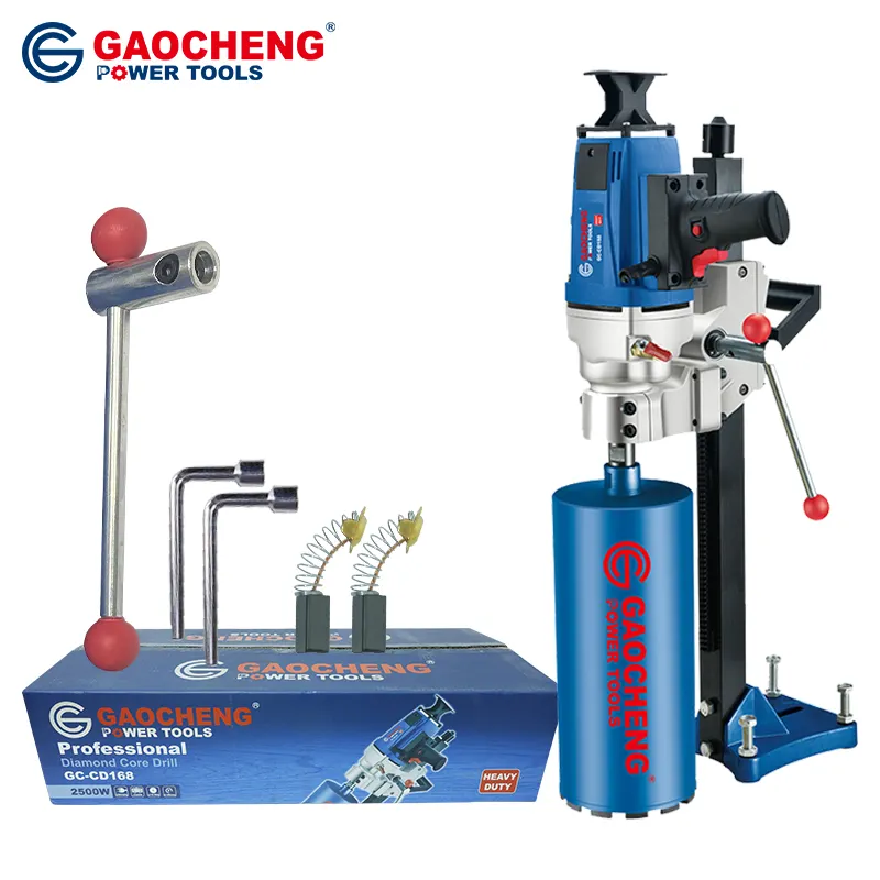 Gaocheng Cd168 Professionele Diamantkernboormachine 2500W 180Mm