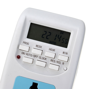 EU Germania presa di corrente universale timer display digitale A CRISTALLI LIQUIDI di controllo del tempo di AL-06 SPINA IN 24 ore TIMER - Product Image 4