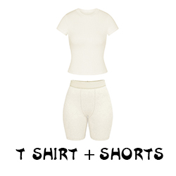 Tshirt set-Beige