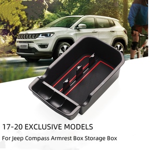 Car <strong>Armrest</strong> Box Storage Modification Central Decoration Storage Box for 17-20 <strong>Jeep</strong> Compass - Product Image 2