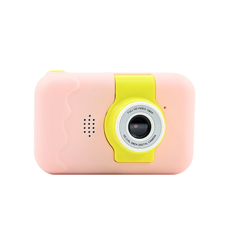 Appareil photo rose pour enfants + carte TF de 32 Go