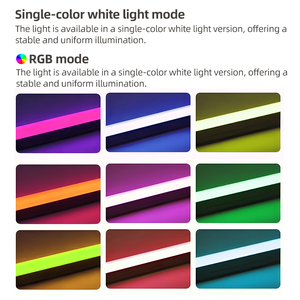 Özel kapalı okul LED profil ışık alüminyum alaşım için tavan-duvar hibrid tasarım peyzaj uygulaması için - Product Image 3