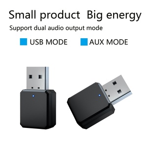 迷你无线USB适配器蓝牙5.1加密狗音乐音频接收器发射器，适用于电脑扬声器鼠标笔记本电脑游戏手柄汽车 - Product Image 3