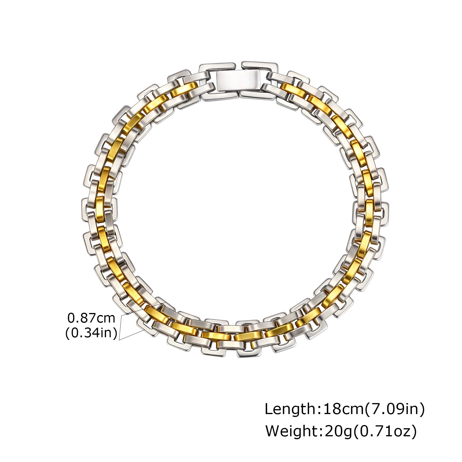 Oro con Argento 18cm