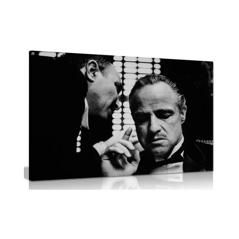 O padrinho Marlon Brando Corleone Gangster Canvas Wall Art Picture Print Home Decor famoso ícone filme quadros imagem arte da parede