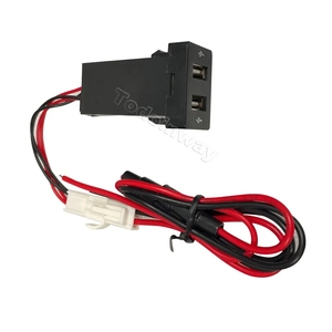 Car Charger Blue LED Light Dual USB Dashboard Phone Fast Charging <strong>Socket</strong> for Isuzu Dmax D-MAX MU-X <strong>V</strong>-Cross - Product Image 3
