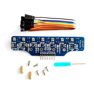 Seguimiento digital de 7 vías, módulo de Sensor de seguimiento de escala de grises de 7 vías, Robot de identificación de búsqueda de línea fotoeléctrica, punto especial - Product Image 5
