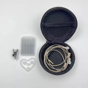 35mm Mini kulaklık kulak kablolu kulaklıklar sadece iki yönlü radyo için yedek kiti ile güvenlik kulaklık kulakiçi dinle - Product Image 1
