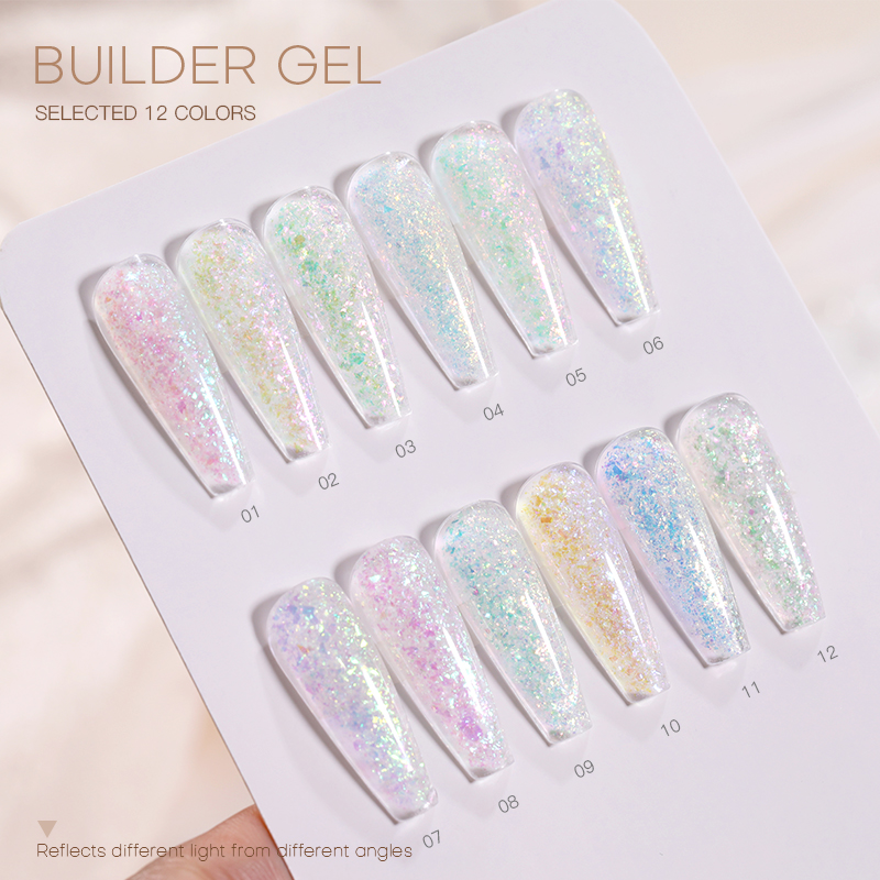 Vernis Gel Constructeur à Paillettes