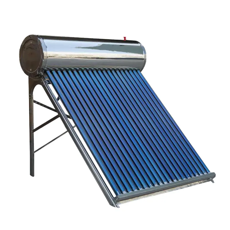 A buon mercato prezzo di fabbrica in acciaio inox riscaldatore di acqua solare 150L 200L sistema di riscaldamento di acqua solare per la casa Hotel