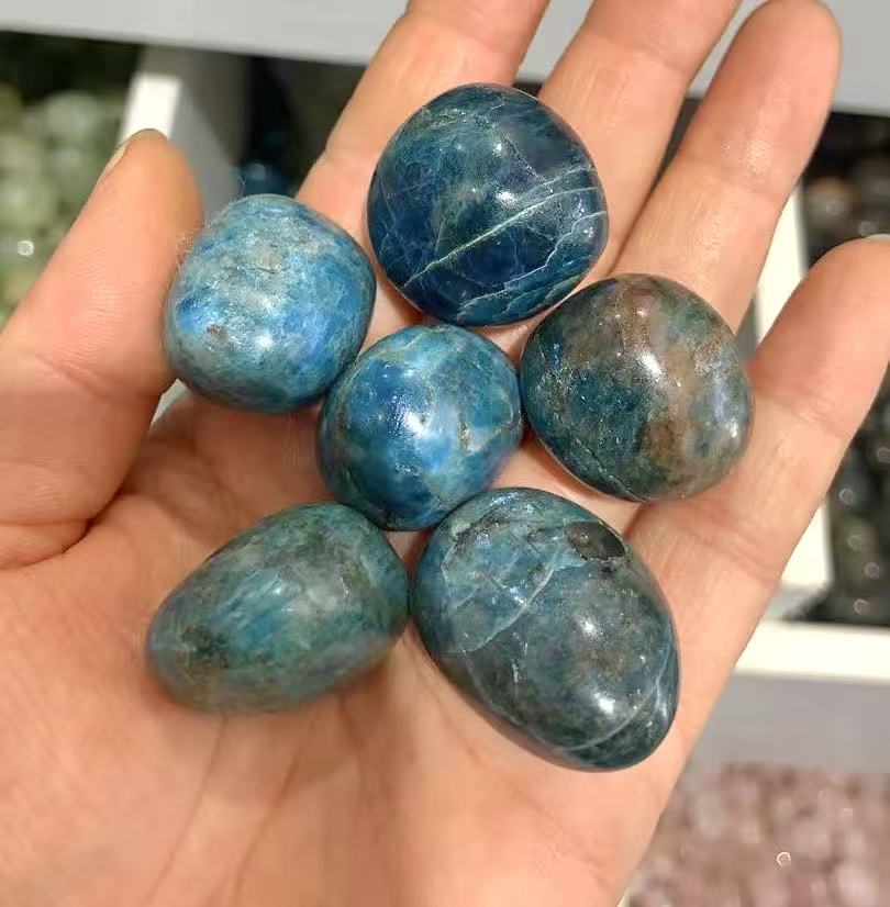 Blue apatite