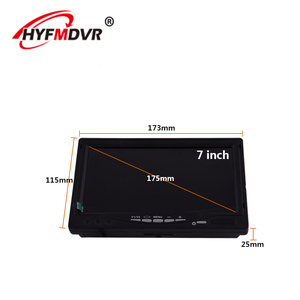 Monitor de coche HYF de 7 pulgadas con entrada HD y AV para pantalla LCD sistema de seguridad de cámara de respaldo de coche - Product Image 4