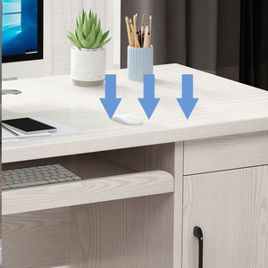 Оптовый компьютерный стол с выдвижным ящиком - Product Image 4