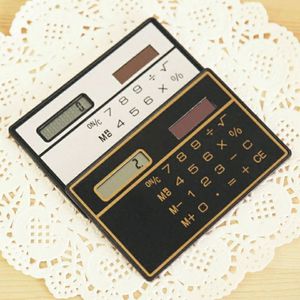 Calcolatrice tascabile con funzione portatile di nuova tendenza Mini calcolatrice solare per Notebook portafoglio viaggiatore studente scuola per bambini - Product Image 4