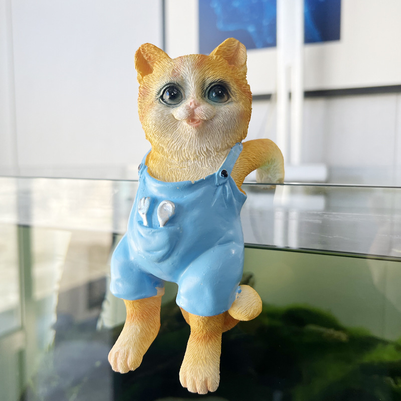 Cilindro appeso gatto maschio con strisce gialle