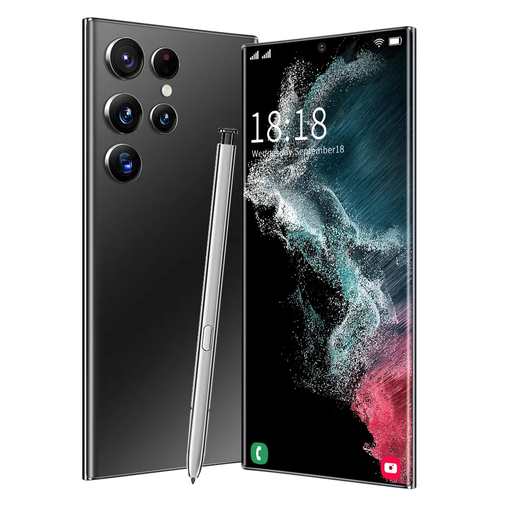 2023 Mới Siêu Tốc Độ Cao S23 Siêu 16GB + 512GB 5G Điện Thoại Thông Minh 7.3 Inch 36MP + 72MP Snapdragon 10 Core Android 12 Thông Minh Trò Chơi Điện Thoại