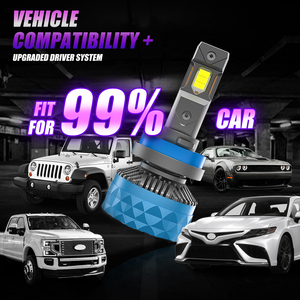 ไฟหน้า LED xapop สว่างพิเศษ X-7SEVEN สำหรับรถยนต์ H4 190W H1 LED กำลังสูง H11ไฟ LED H7 - Product Image 6
