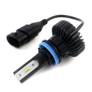 ไฟหน้าแบบ LED X5S พิเศษ 6000lm ความสว่างสูงหลอดไฟหน้าแบบไร้พัดลมที่ดีที่สุดชุดแปลง H11