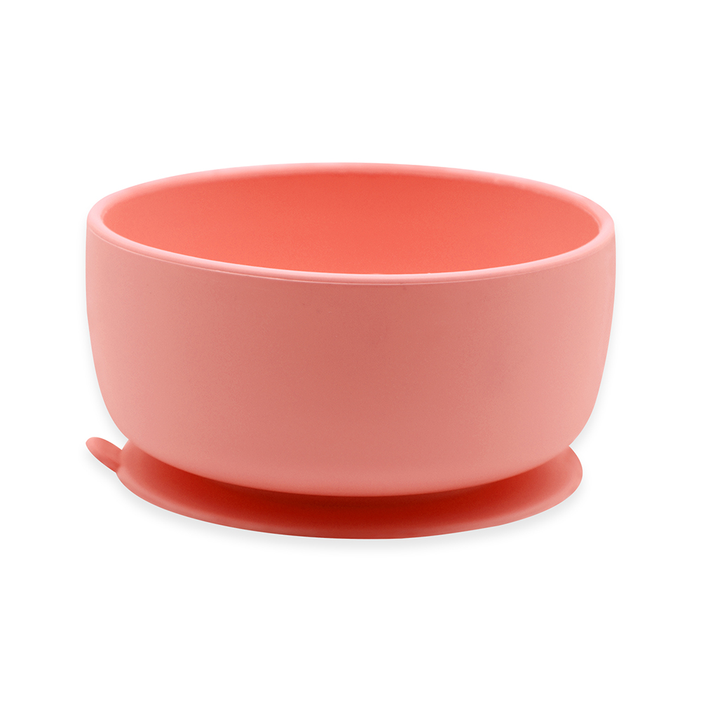 Silicone Feeding Bowl pink