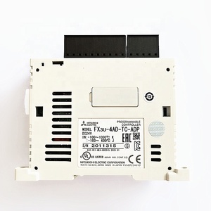 Mitsubishi-controlador de temperatura analógico PLC, módulo de entrada FX3U-4AD-TC-ADP termopar