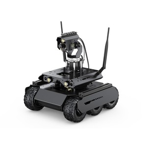 UGV Rover Open-Source 6 Wheels 4WD AI <strong>Robot</strong> For Jetson Orin Series Board, Dual Controllers Optional For Jetson Orin Nano 4GB Kit - Product Image 1