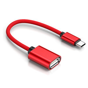 Stokta tip-c USB adaptörü OTG desteği veri aktarımı fabrika toptan Metal kasa tipi C USB2.0 adaptörü - Product Image 3