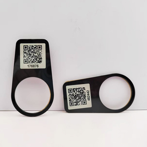 Индивидуальный ПВХ QR-код серийный номер, акриловый штрих-код серийный номер, высококачественный водонепроницаемый и устойчивый к царапинам QR-код - Product Image 4
