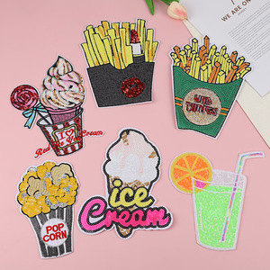 Bán Buôn Đồ uống sequined đính vá <span class=keywords><strong>paillette</strong></span> vá uống Sequins vá cho áo T-shirt trang phục trang trí - Product Image 1