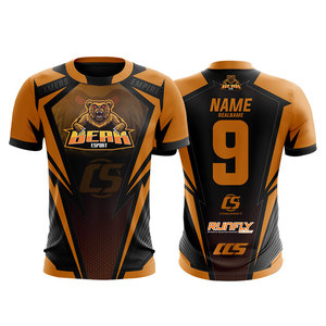 <strong>Free</strong> Sample <strong>Free</strong> Custom Design Sublimation High Quality Fabric in Summer Spring Autumn Training Esport Jersey - Product Image 1