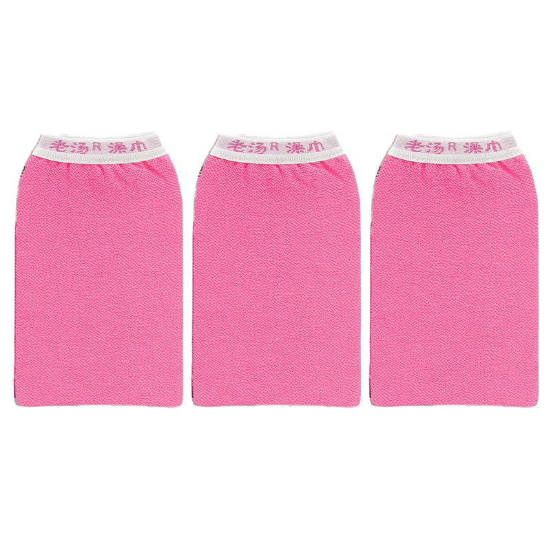 Northeastern bathhouse, old-style single-layer - pink, 3 strips
