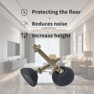 中国Oem Odm塑料零件定制厨房可调脚源工厂加工定制自流平台脚 - Product Image 5