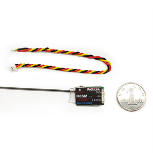 Radiolink R8SM ตัวรับสัญญาณ RC 8ช่อง2.4GHz ขนาดเล็กสุด SBUs/PPM สำหรับมินิโดรนทำงานร่วมกับตัวควบคุมเครื่องส่งสัญญาณ T8FB/T8S - Product Image 2