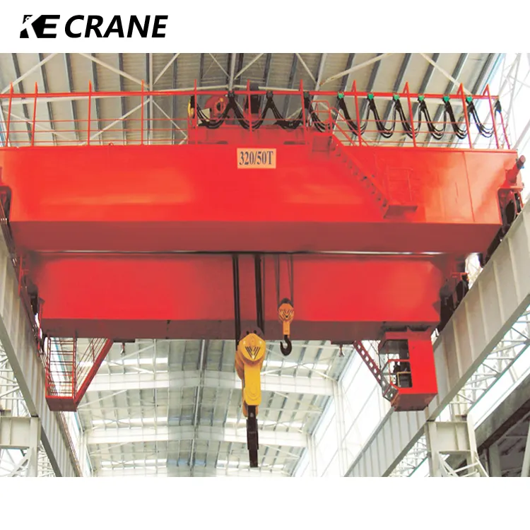 Agen Perekrutan QD Tipe Hook Standard Lokakarya Indoor 30ton 50 T 10 Ton 16 Ton Overhead Double Girder Bridge Crane