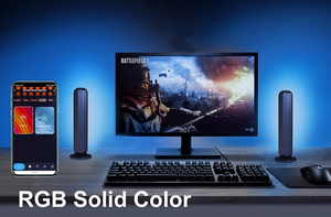 แสงบรรยากาศอัจฉริยะ Alexa Wifi LED Light Bar หรี่แสงได้,ไฟภาพเปลี่ยนสี RGB สีขาวทำงานร่วมกับ Alexa Google Home - Product Image 6