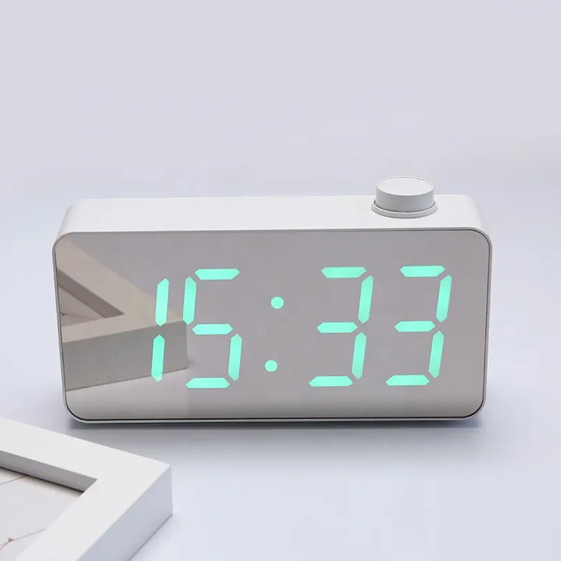 Reloj con pantalla Digital Led para maquillaje, accesorio electrónico con pantalla grande Simple, ideal para regalo, alarma, fabricante de China