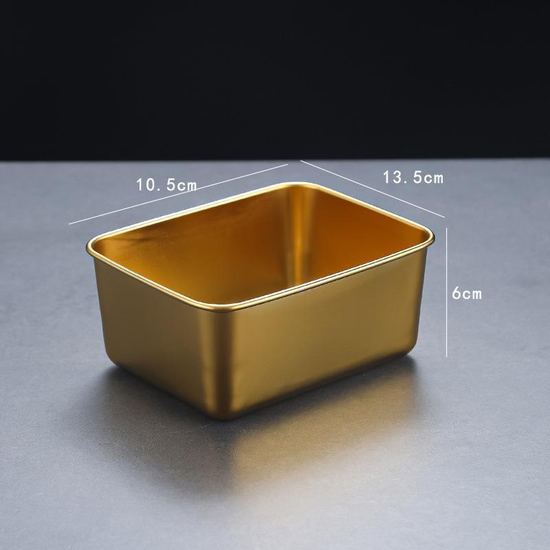 Small food preparation plate (gold)