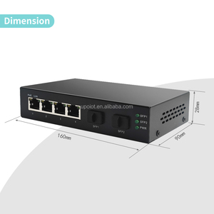 Conmutador Gigabit PoE de 4 puertos, LAN Ethernet estándar de 48V para conmutadores de red de RED DE CÁMARA IP CCTV - Product Image 2