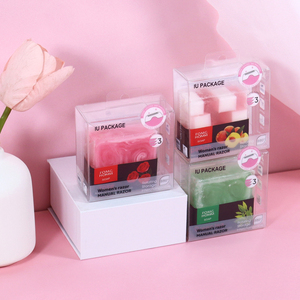 Limpar Folding Plastic Box <span class=keywords><strong>Custom</strong></span> PET PVC transparente embalagem caixa para produtos de varejo <span class=keywords><strong>Soap</strong></span> Razor Electronics <span class=keywords><strong>Display</strong></span>