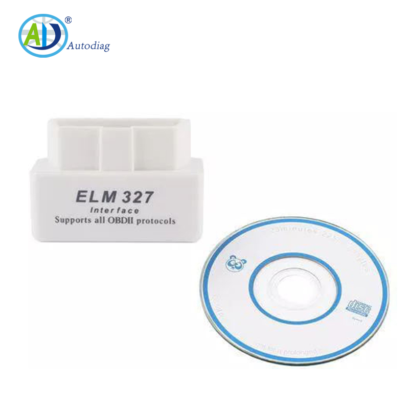 Factory price- OBDii White Smart Car Diagnostic Interface with Super MINI ELM327 With BT wireless
