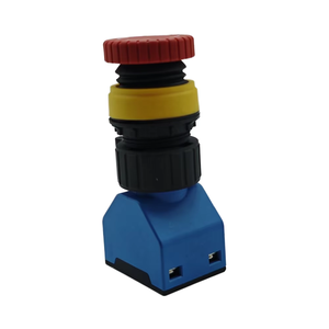 Interruttore a pulsante antideflagrante con montaggio frontale della piastra con arresto di emergenza e interruttore di blocco a pressione - Product Image 5