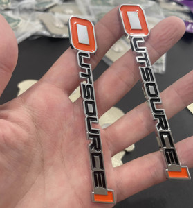 Custom Chrome Letterings ABS Car Emblems Metal Stickers <strong>Badges</strong> Auto <strong>Badge</strong> Emblems
